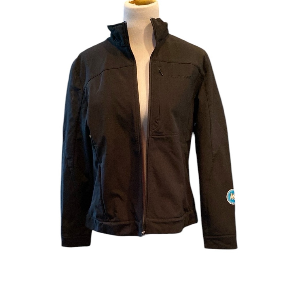 GSX Black Winter Waterproof Ski Jacket